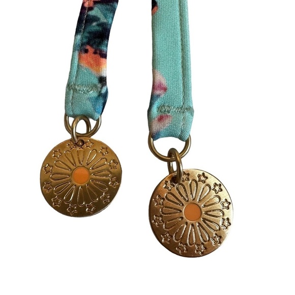 SeaFolly Vintage Wildflower Iceberg High Neck Reversible Bikini Top Sz 4… - Picture 13 of 16